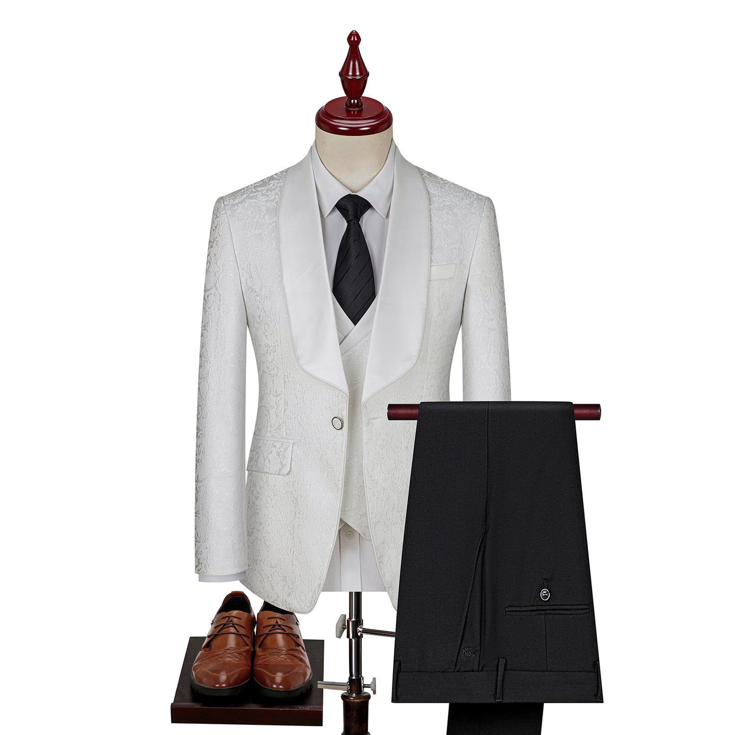 Men's Jacquard Suit Wedding Dress Suit