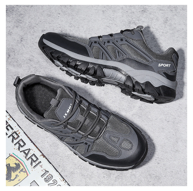 Men's Casual Anti Slip And Wear-resistant Hiking Shoes