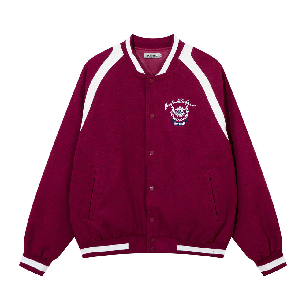 Fashion Personality Baseball Jacket Men