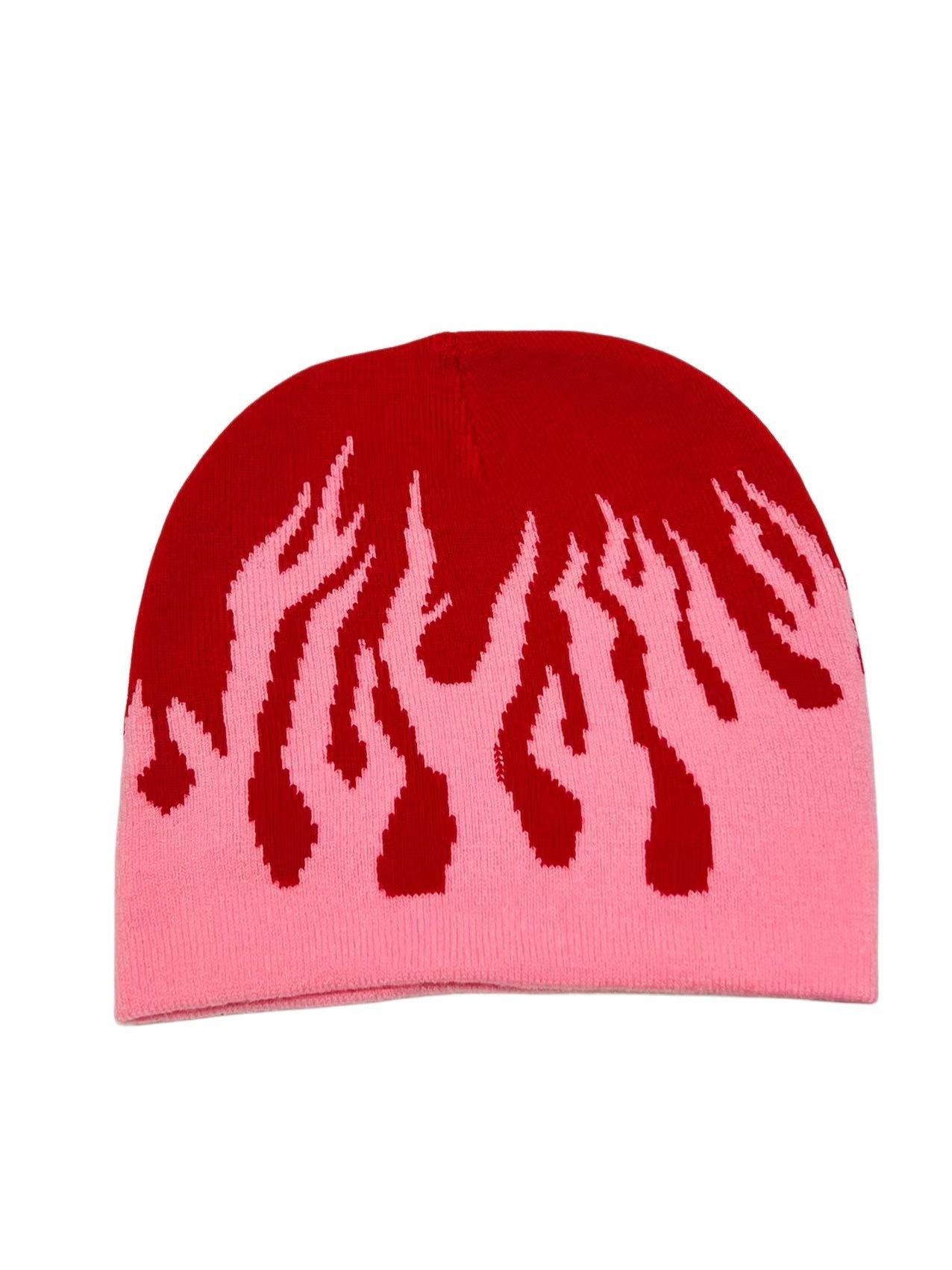 Knitted Hat Hip-hop Street Flame Sleeve Cap