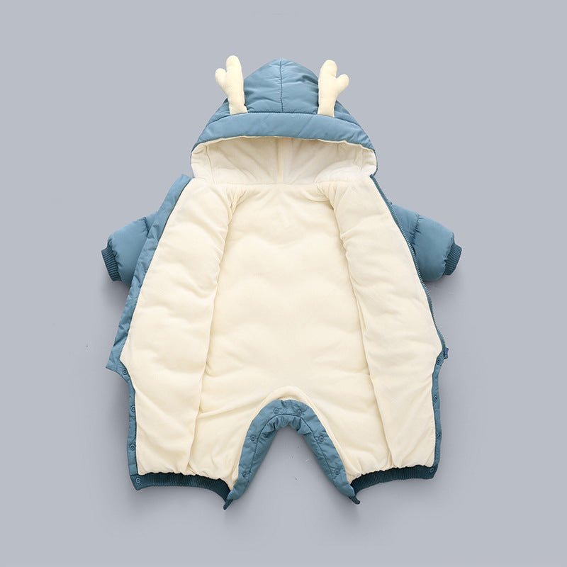 Baby winter romper