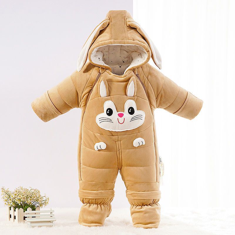 Newborn Baby Down One-piece Cotton Clothes