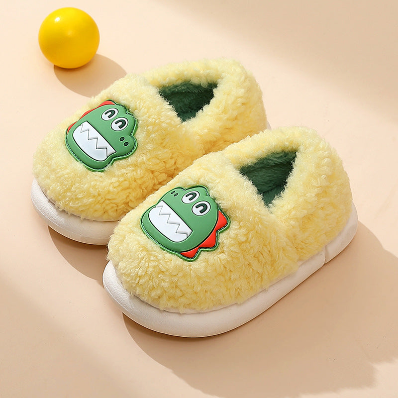 Children's Cotton Slippers, Autumn And Winter Cartoon Indoor Furniture