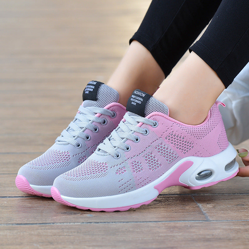 Flying Woven Mesh Shoes Women's Shoes Sports Casual Shoes Fashion Breathable