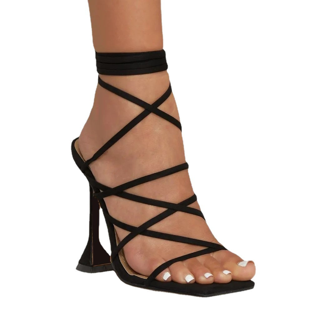 Twine Grip-Sandalen für Damen mit hohem Absatz