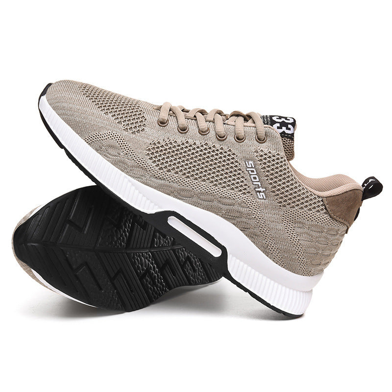 Fly Woven Sports Shoes Mesh Shoes Wear-resistant Running