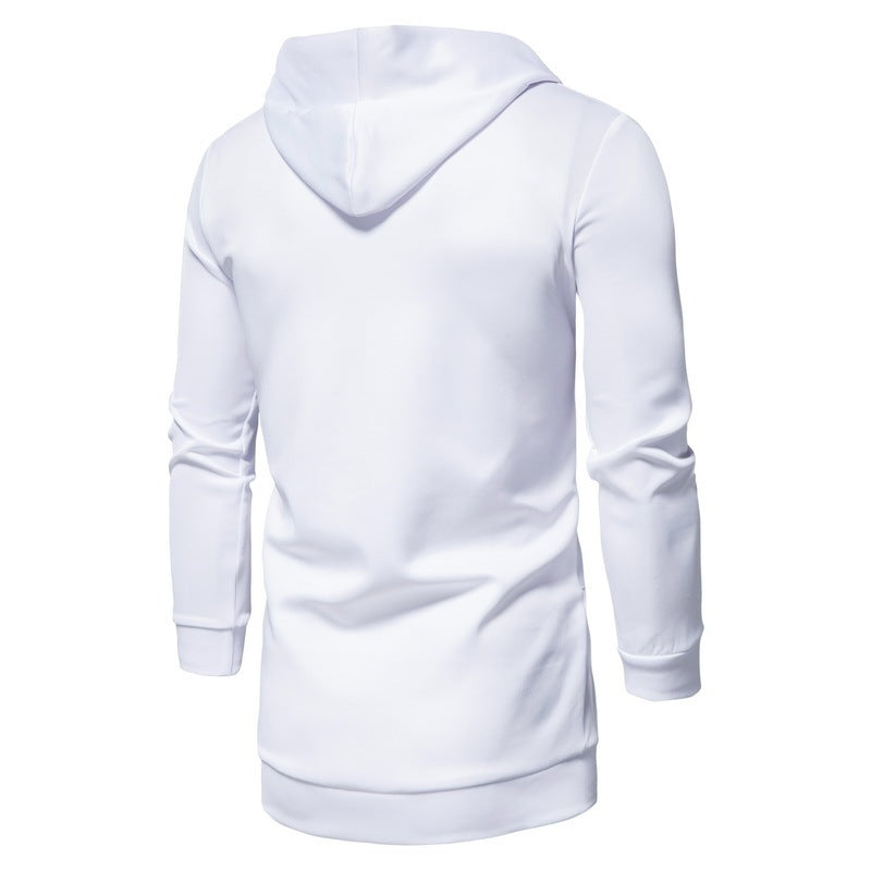 Fashion Mid-length Men's Hooded Windbreaker Men