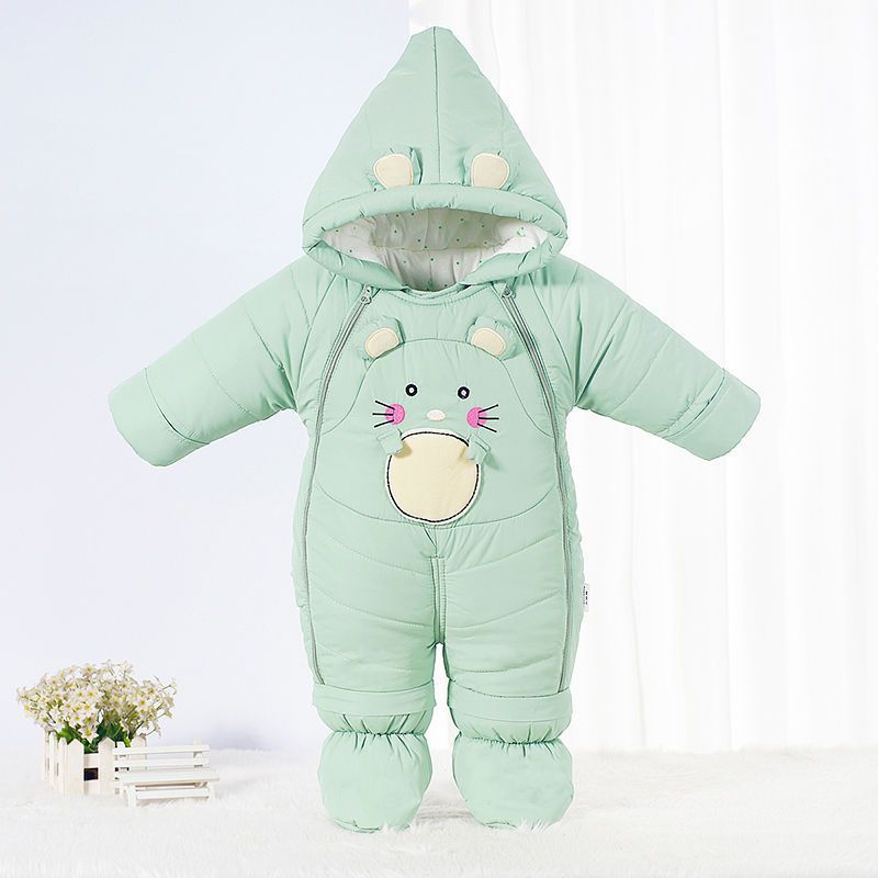 Newborn Baby Down One-piece Cotton Clothes