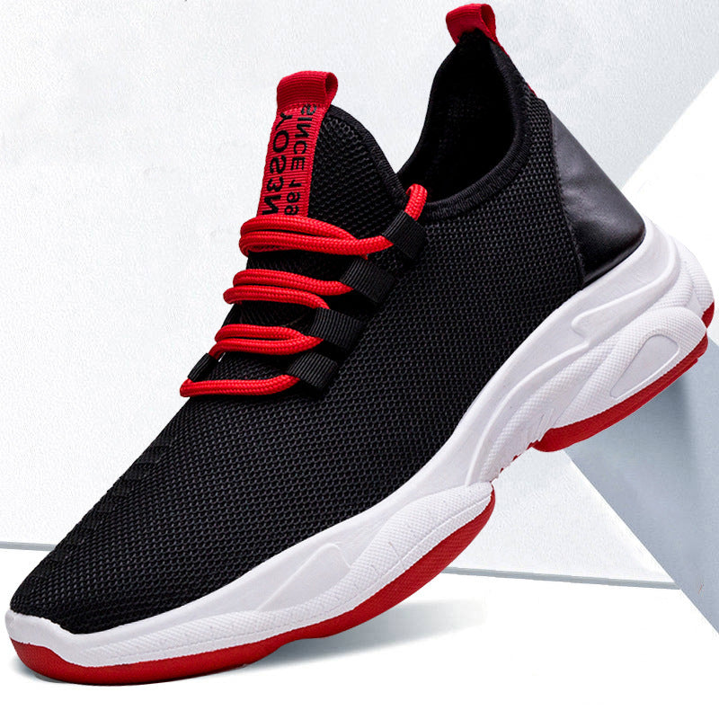 Men Sneakers Black White Sports Shoes