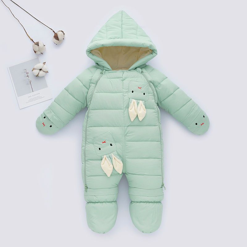 Newborn Baby Down One-piece Cotton Clothes