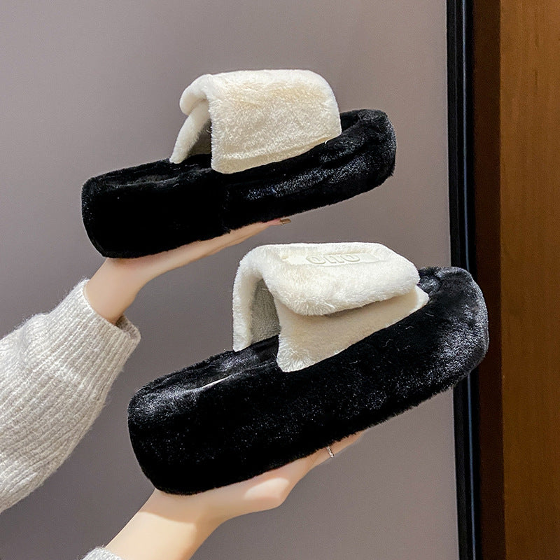 Platform Slippers Women's Outdoor Fashion Office Home