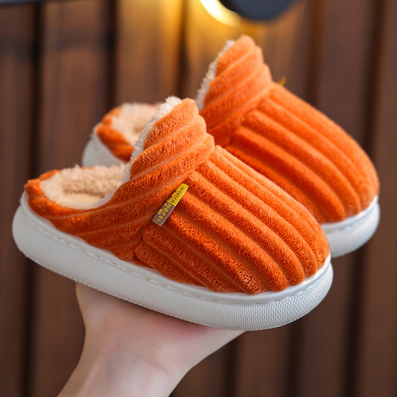 Non-slip Thick Bottom And Warm Keeping Cotton Slippers