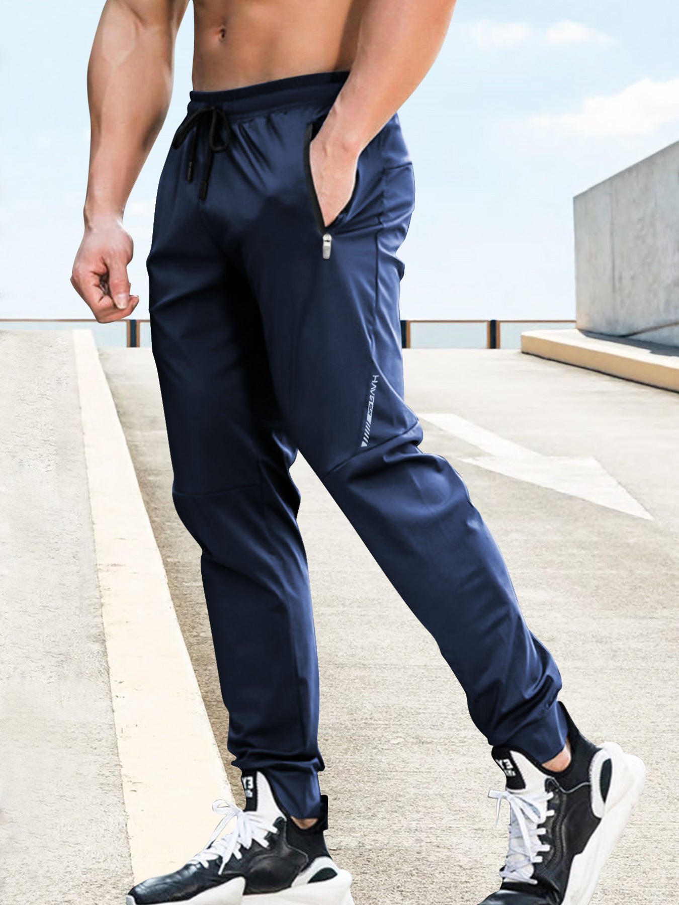 Loose Tappered Men's Sports Youth Casual Pants