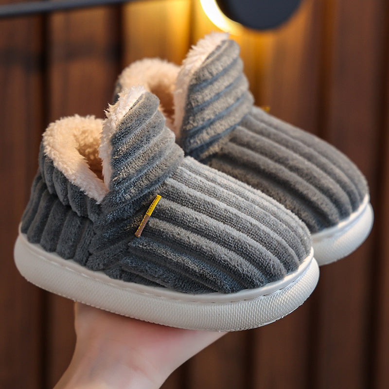 Non-slip Thick Bottom And Warm Keeping Cotton Slippers