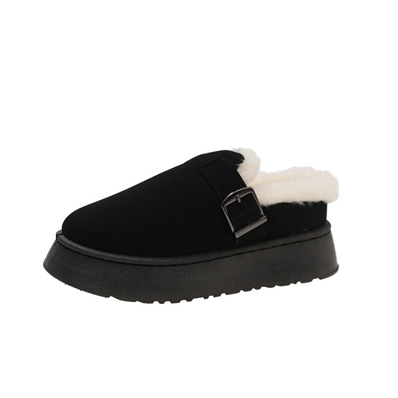 Platform Cotton Shoes Women's Winter New Outdoor