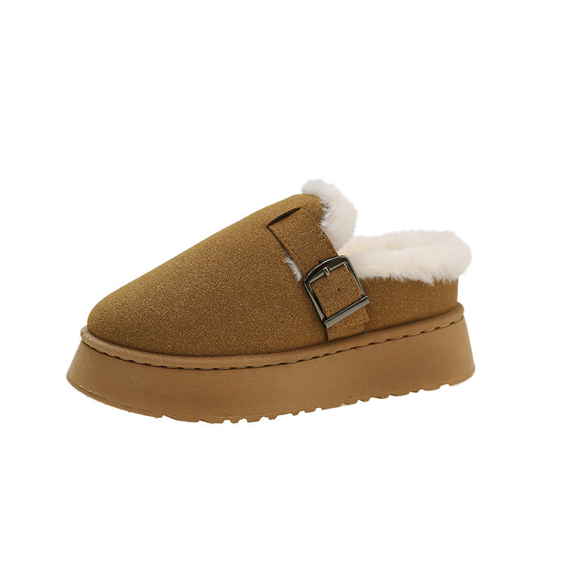 Platform Cotton Shoes Women's Winter New Outdoor