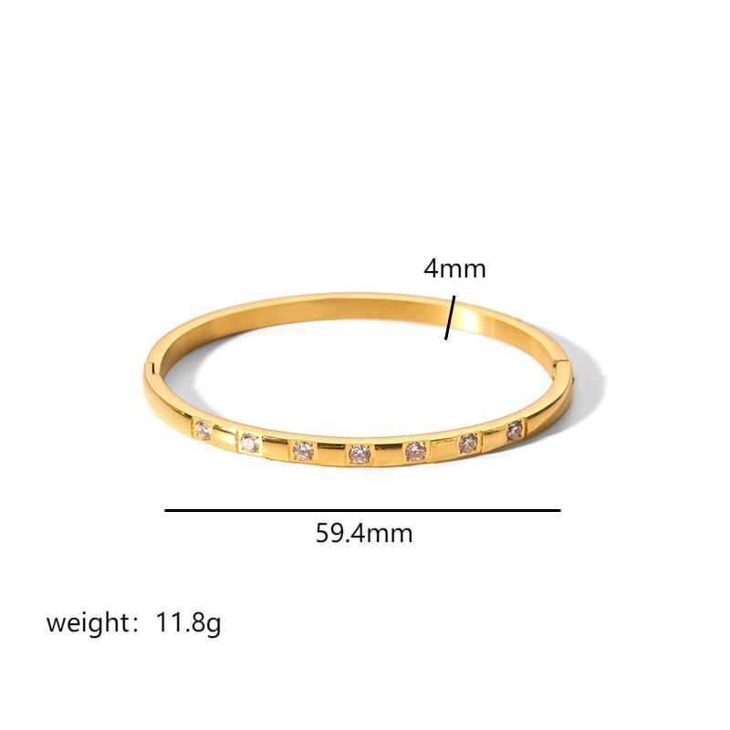 Ins Style Titanium Steel Bracelet Six-pointed Star Buckle