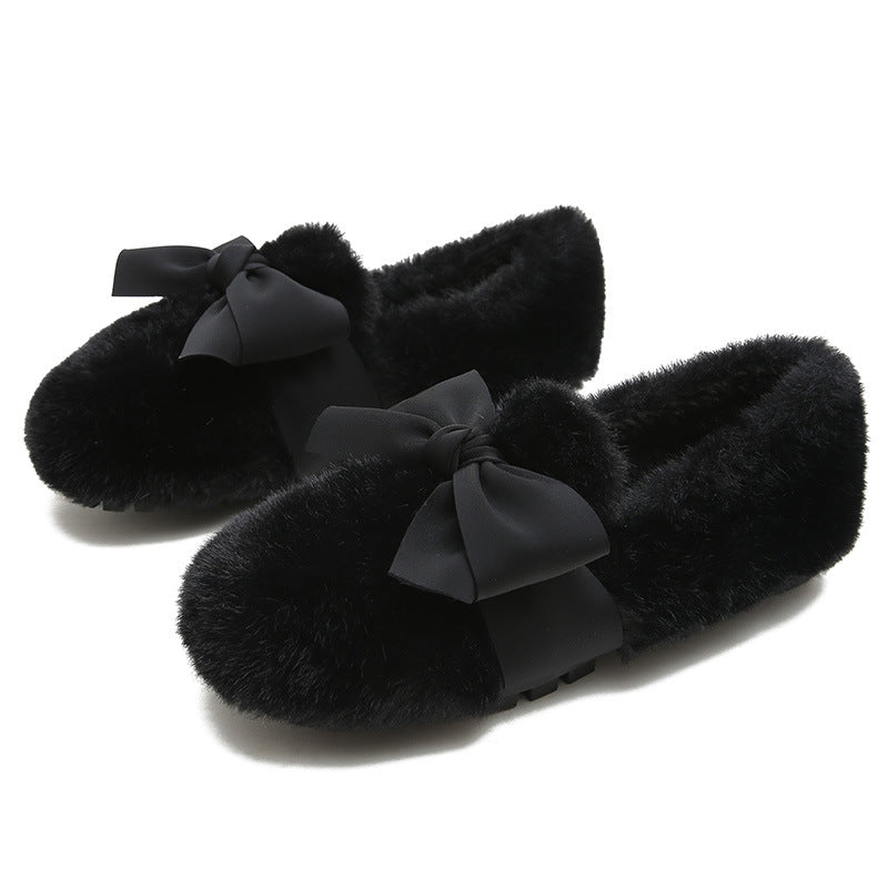 Xiangsheng Fluffy Shoes Damen Winter Wear Fleece