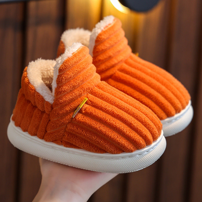 Non-slip Thick Bottom And Warm Keeping Cotton Slippers