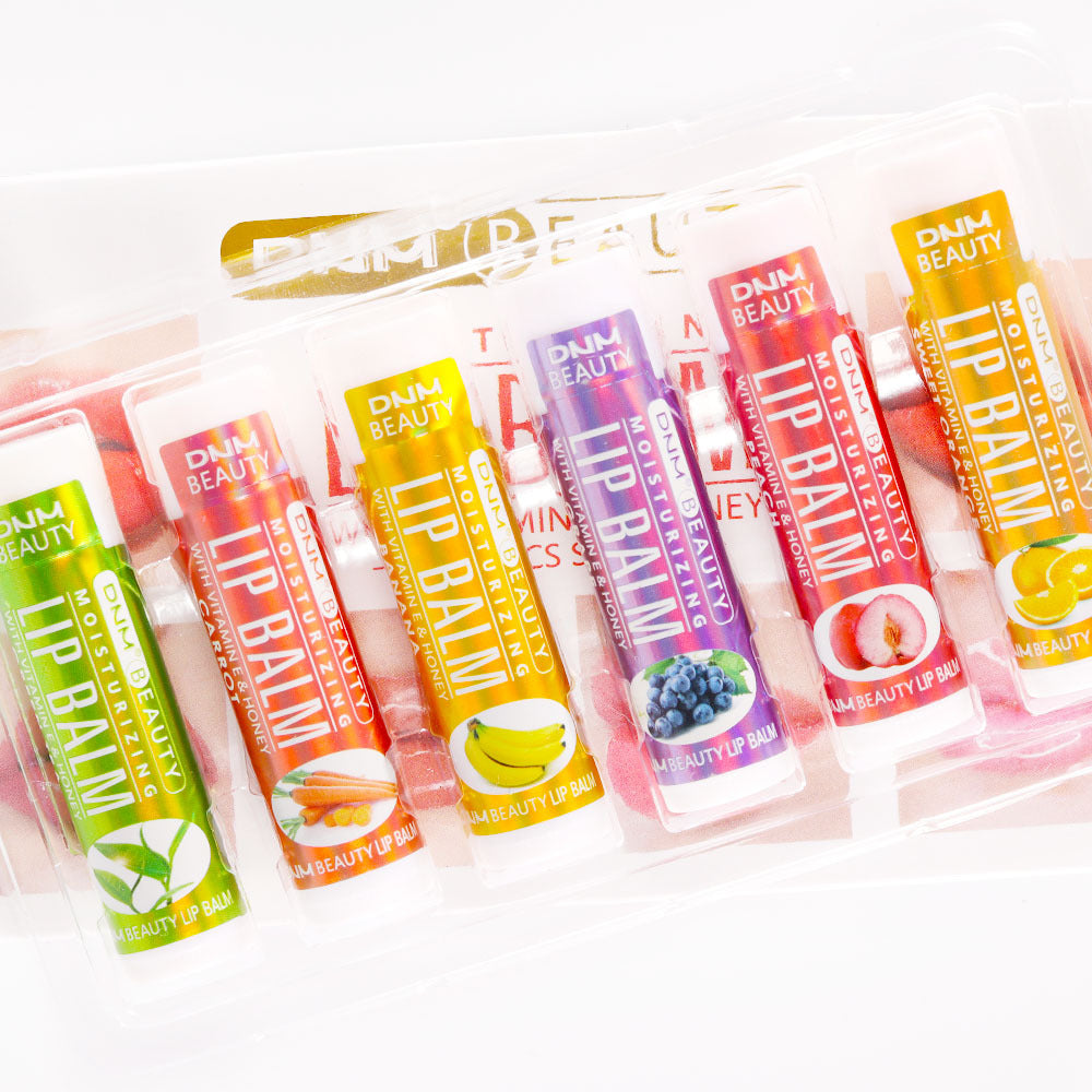 Fruit Flavor Moisturizing Water Lip Balm Suit