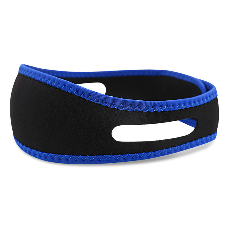 Blue Rounded Snore Band Soft Rebound Breathable