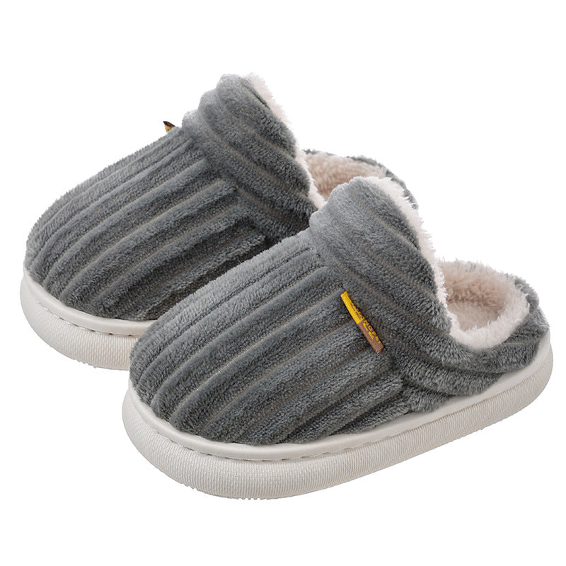 Non-slip Thick Bottom And Warm Keeping Cotton Slippers