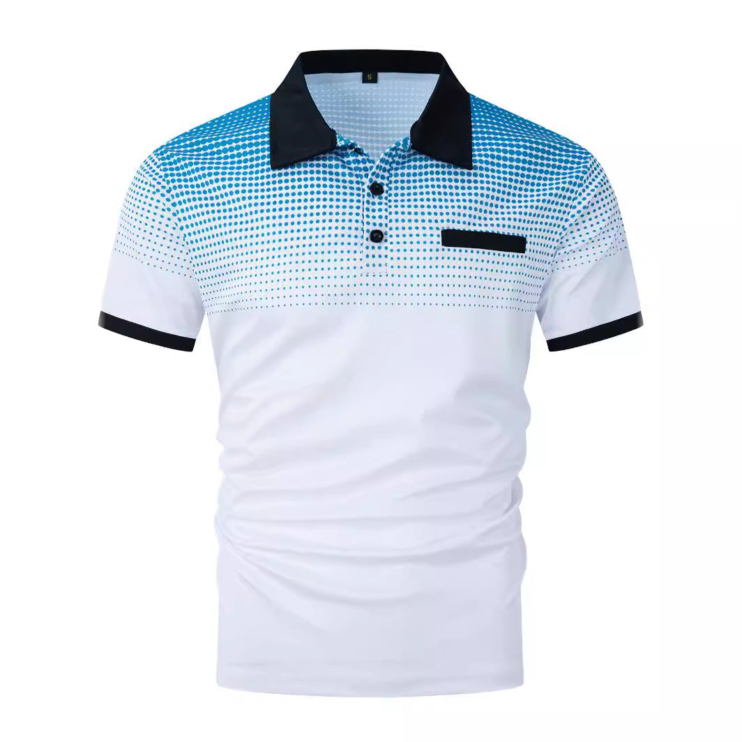 Kurzärmliges Sport-Poloshirt für Herren