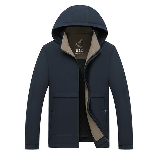 Jacket Men's Sports Hooded Slim Fit