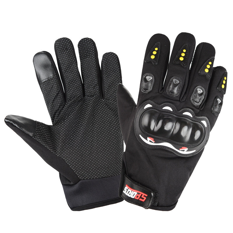 Outdoor Sports Breathable Non-slip Long Finger Half Finger Touch Screen Riding Gloves