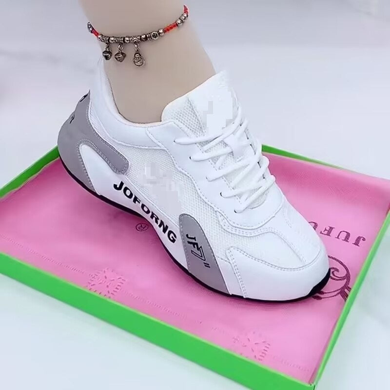 All-match Soft Bottom Double Net Breathable Clunky Sneakers