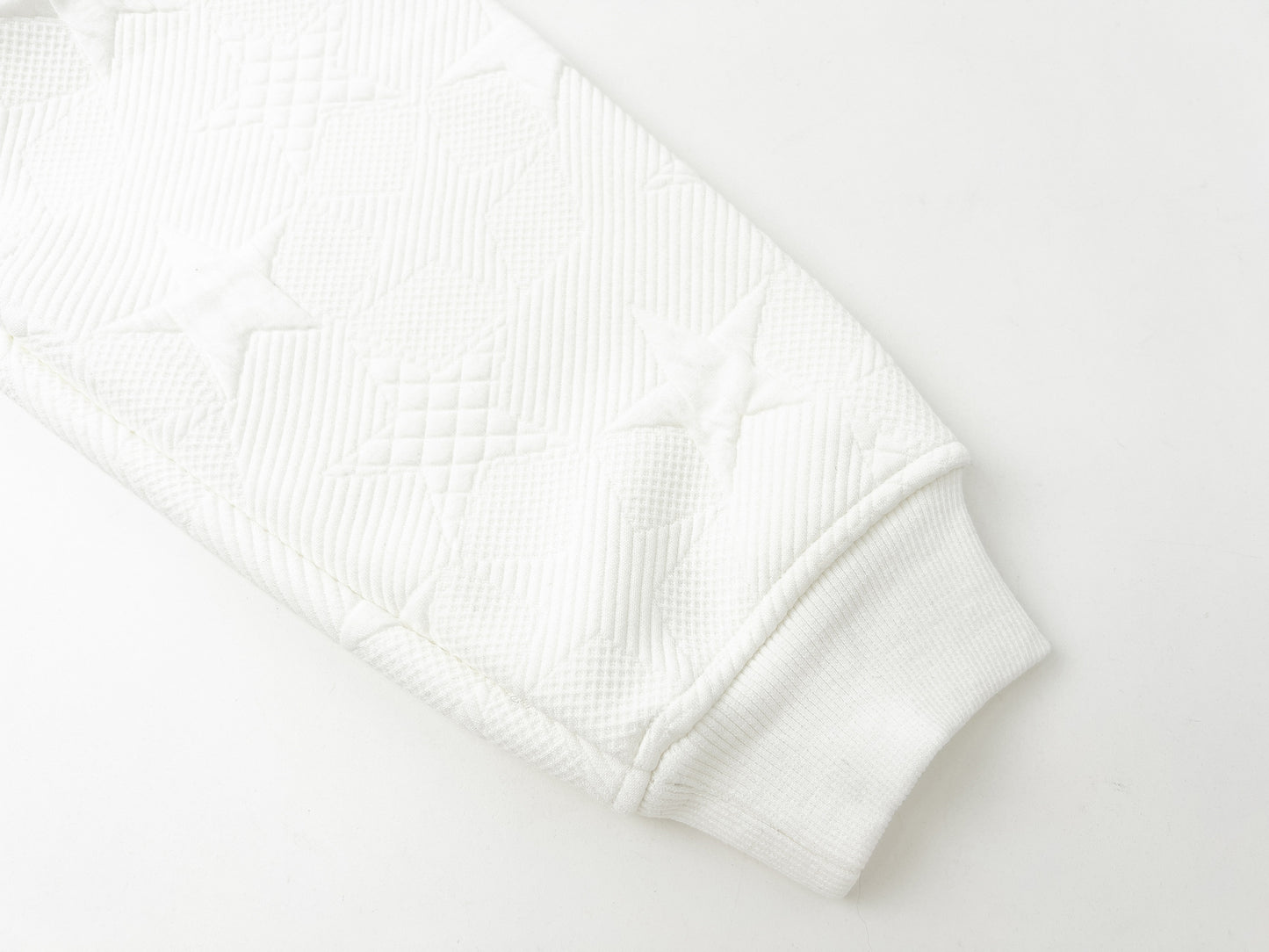 Retro Alphabet Towel Embroidery Zip Hoodie