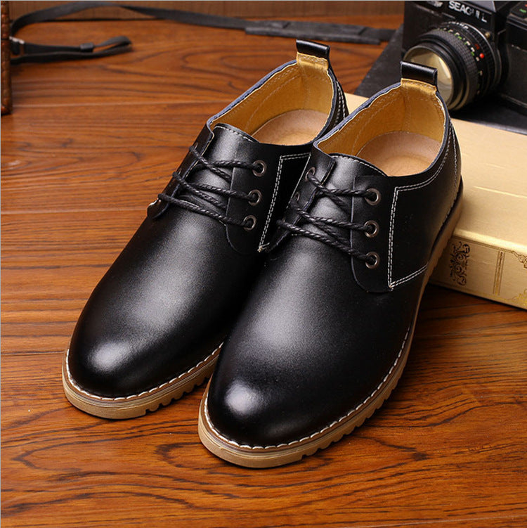 Men's Casual Leather Shoes Genuine Leather Plus Size