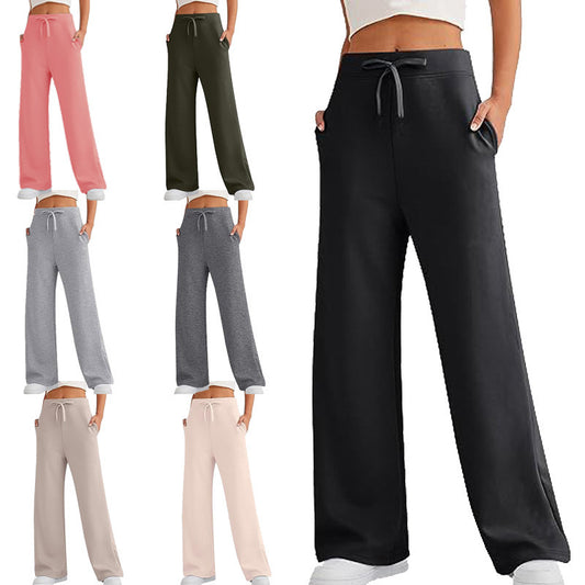 Women's Autumn Leisure Loose Wide-leg Pants