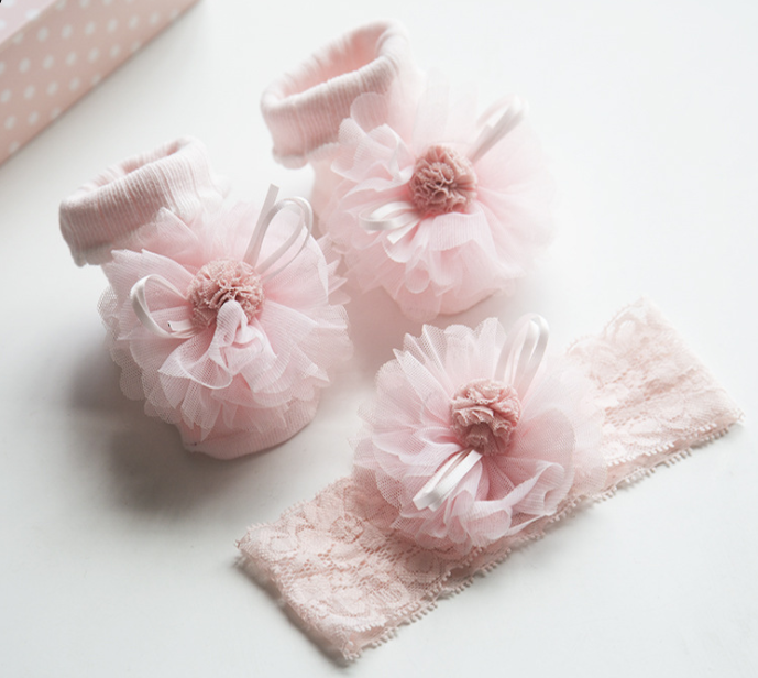 Baby Headband Socks Set Accessories