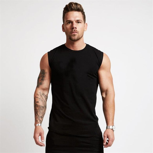 Kompressions-Fitness-Tanktop für Herren