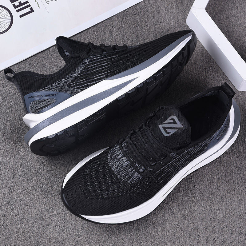 Sports Shoes Breathable Running Korean Style Breathable Men