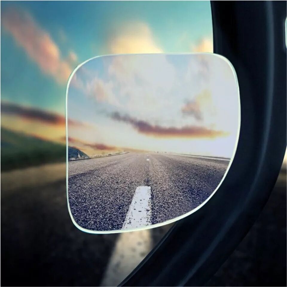 Car Rearview Mirror With No Edge Glass, Reverse Small Circular Mirror 360 Degrees