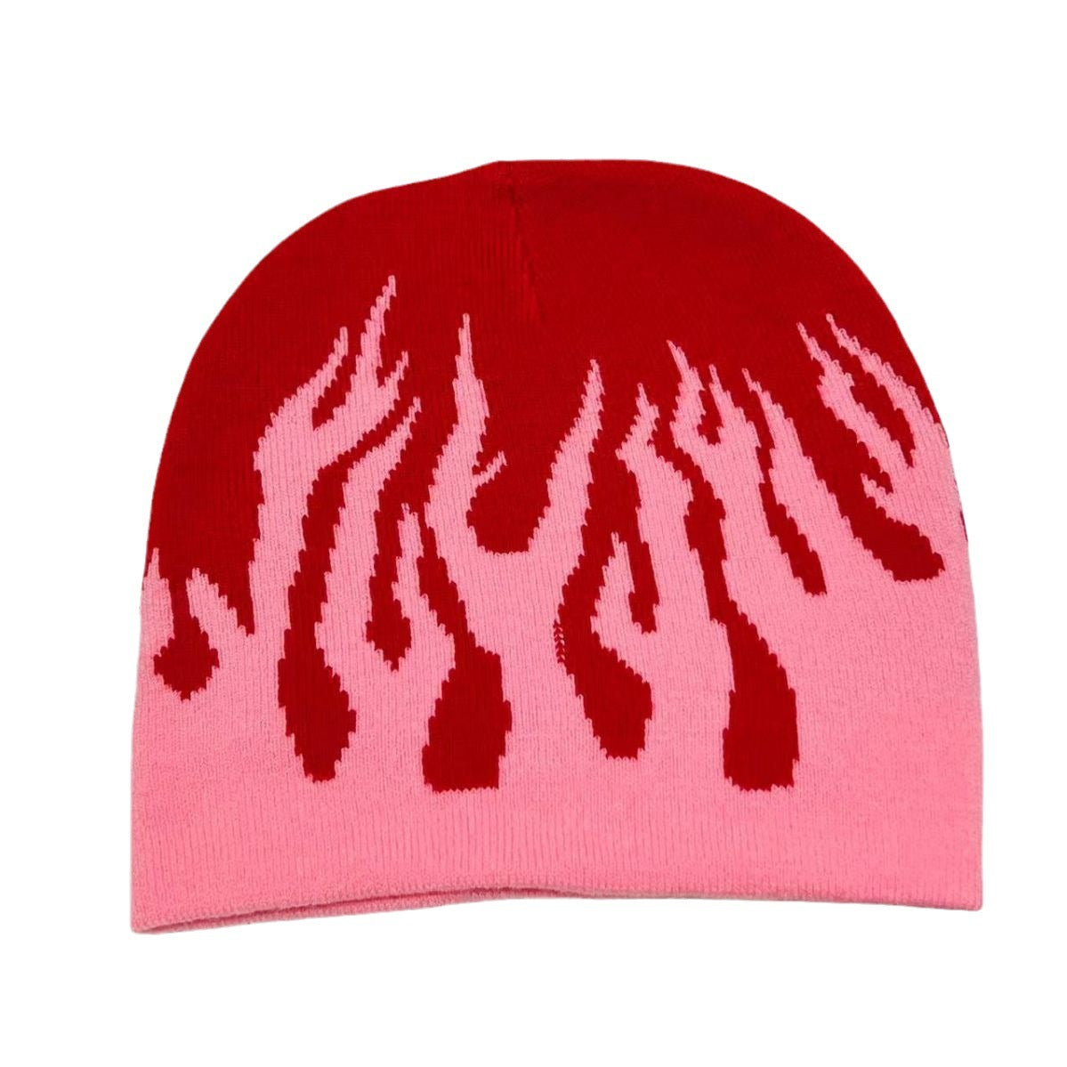 Knitted Hat Hip-hop Street Flame Sleeve Cap