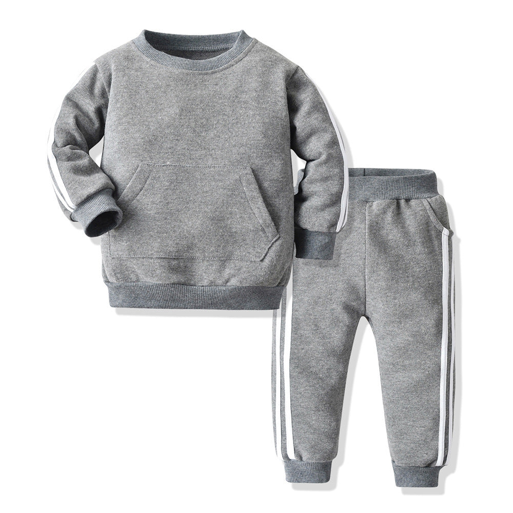 Children's Spring And Autumn Sportswear Suit Two-piece Suit