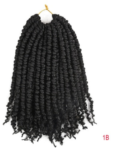 TOMO Pre-twisted Passion Twist Crochet African Dirty Braids Crochet Hair