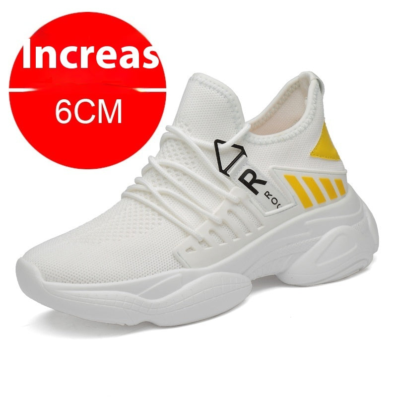 Elevator Men's Fashion Heel Lifed Sports Casual Shoes