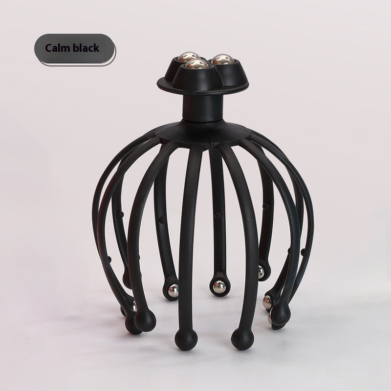 Manual 12-claw Rotating Ball Scalp Massager