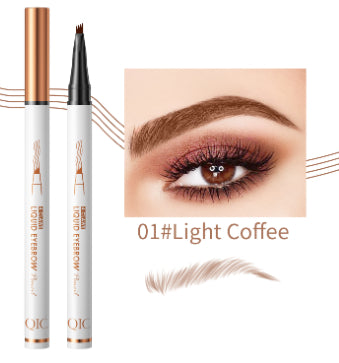 Four-fork Eyebrow Pencil Waterproof Sweat-proof Not Smudge