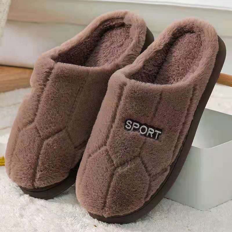 Non-slip Plus Velvet Cotton Slippers