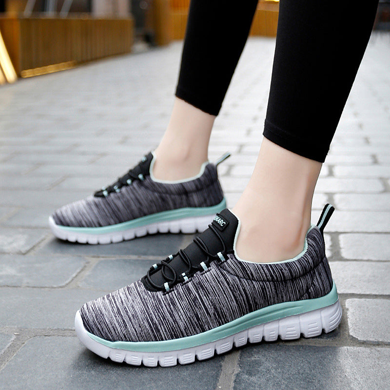 Women's Lightweight Sports Fashion Single Net Casual Shoes