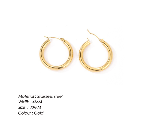 Broad Round Hoops