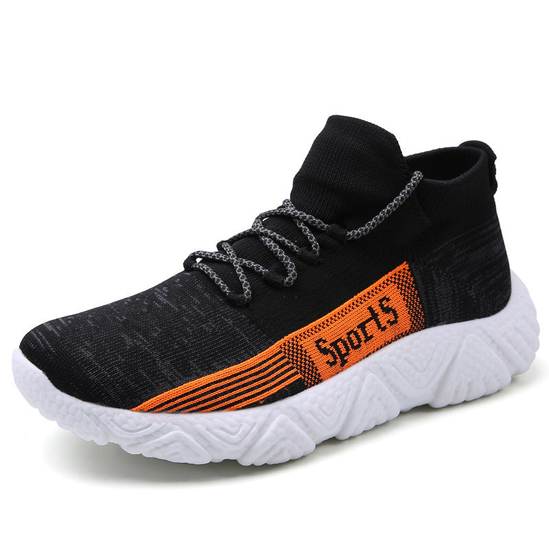 Spring And Summer Mesh Fly Woven Sneakers, Lightweight Running Shoes