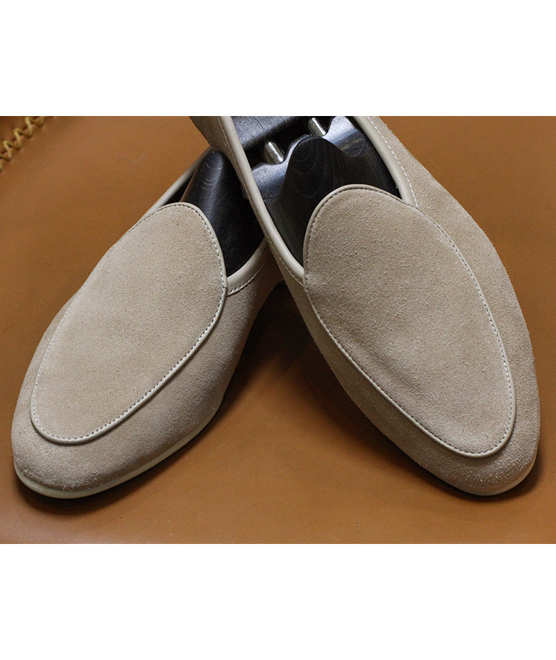 Men's Casual Retro Leather Slip On Shoes