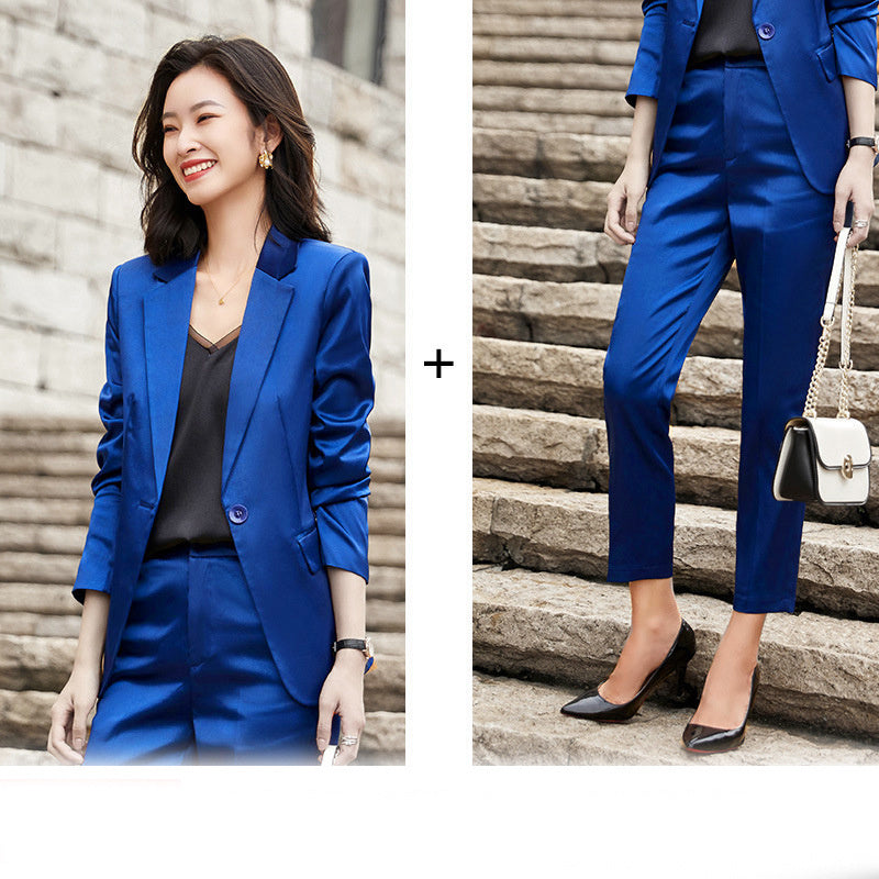 Fashion Women's Solid Color Casual Temperament Suits