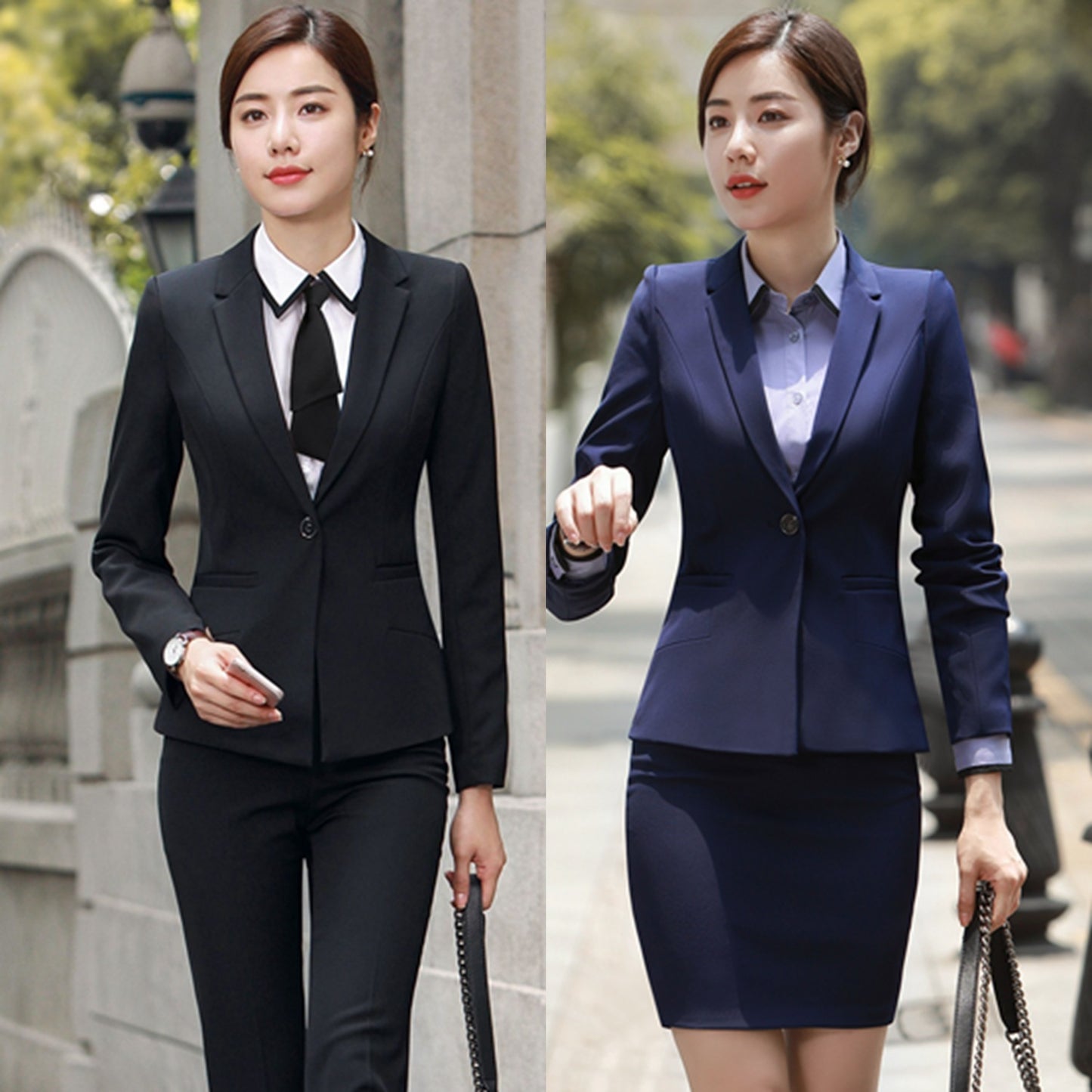 OL Professional Women's Pants Suit Tooling Ladies Small Suit Skirt Suit